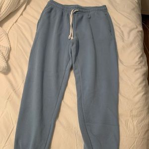Blue sweatpants